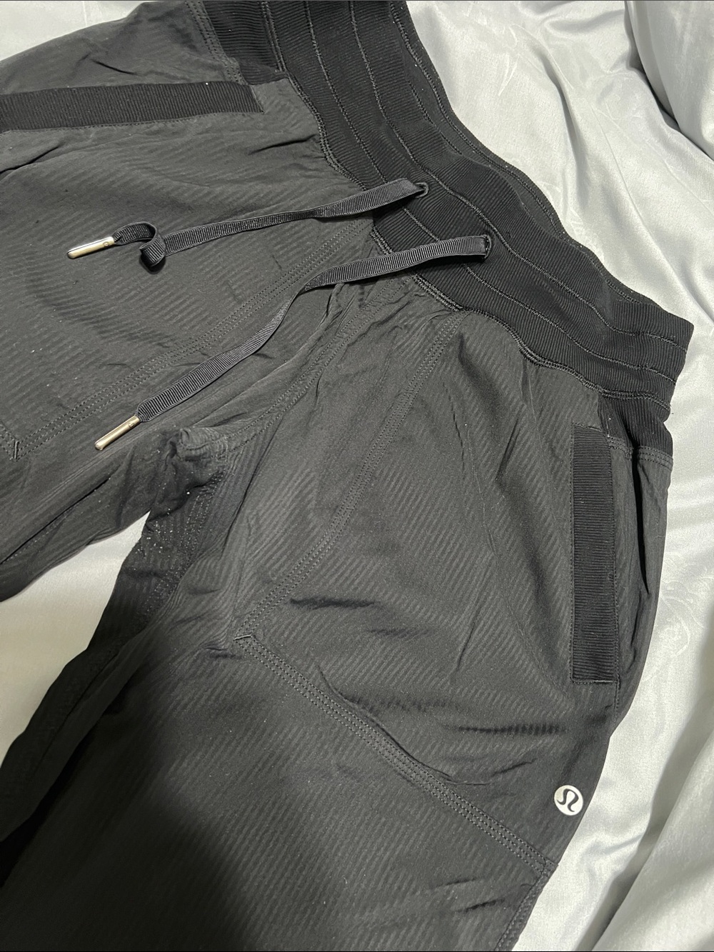 lululemon athletica Black Track Joggers with Drawcord Waist - Picture 2 of 5